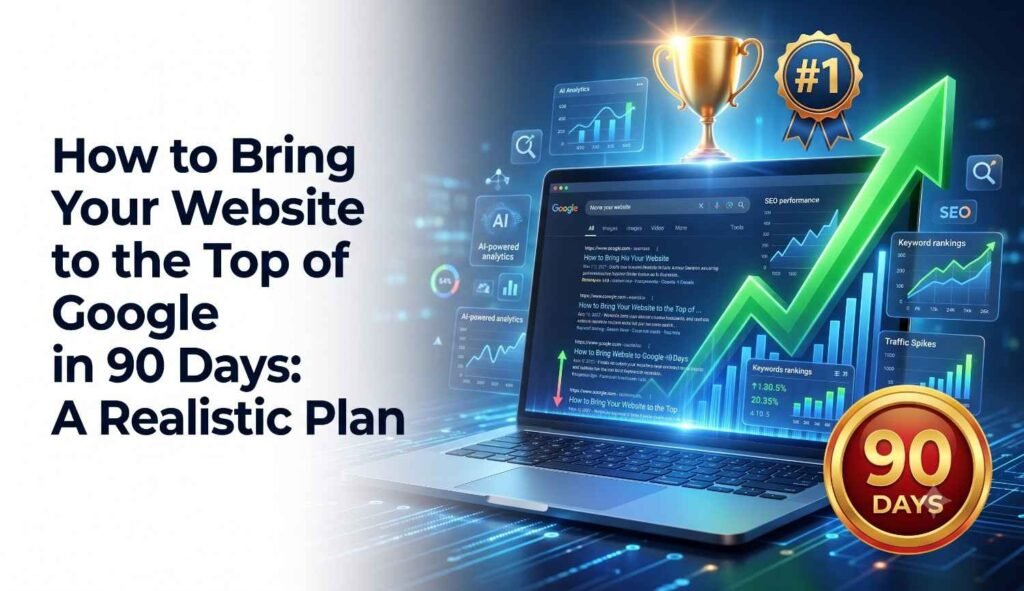 How to Bring Your Website to the Top of Google in 90 Days: A Realistic Plan